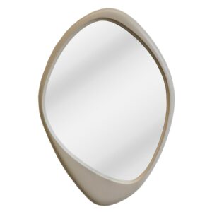 Wandspiegel ORGANIC 90cm grijsbeige - 48129