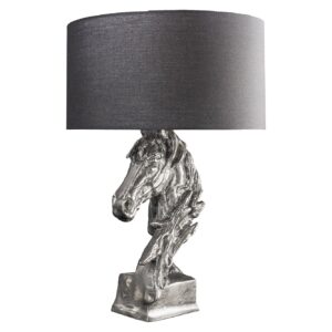 Tafellamp CABALLO zilver zonder lampenkap - 43624