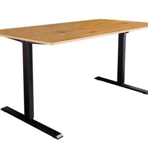 Office desk OAK DESK 160cm height adjustable natural - 47542