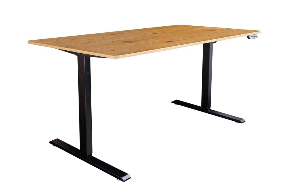 Office desk OAK DESK 160cm height adjustable natural - 47542