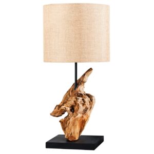 Tafellamp HYPNOTIC 58 cm, teakhout, naturel - 43603