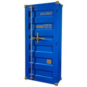Barkast Container GLOBETROTTER 180cm blauw - 43598