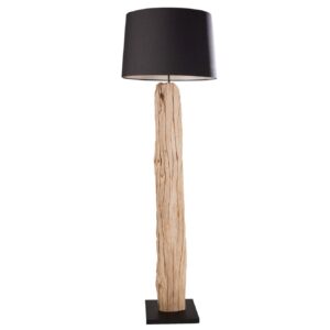 Vloerlamp ROUSILIQUE 180cm driftwood zwart - 17321