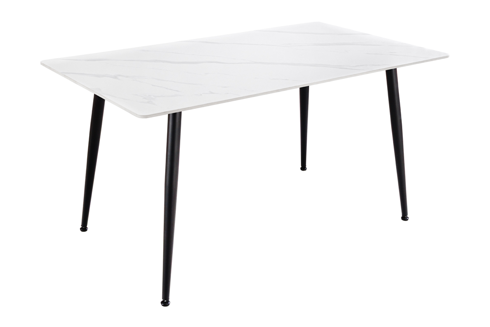 Eettafel MILANO 120cm keramiek wit - 46889