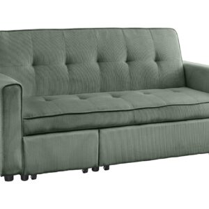 Slaapbank SMART 180 cm 2-zits, snoergroen - 47593