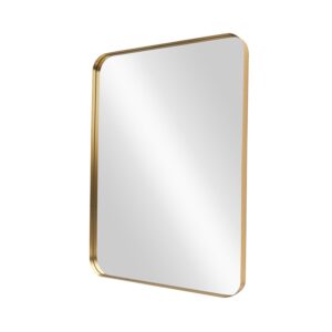 Wandspiegel AMSTERDAM 100 cm aluminium goud - 48234