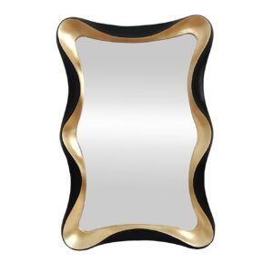 Wandspiegel ALICE 120 cm zwart goud - 48188