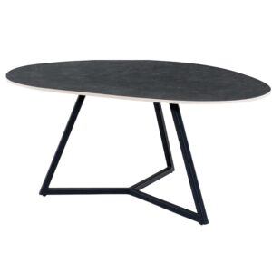 Salontafel MARVELOUS 70cm keramiek grijs - 46872