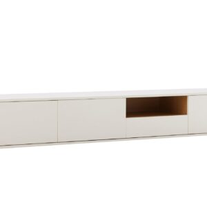 TV-bord LOFT 200cm hangend wit naturel - 47815