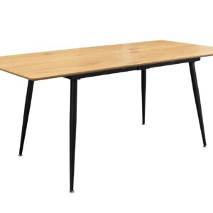 Eettafel APARTMENT 120-160 cm uitschuifbaar, natuurlijke look van wild eikenhout - 47069