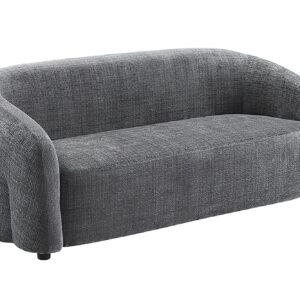 Bank VOQUE 200cm 3-zits chenille grijs - 47466