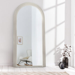 Design Wandspiegel ART DECO 160cm wit - 45940