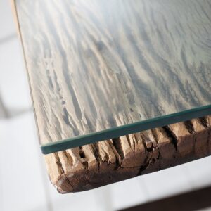 Glazen plaat 110x60cm vierkant voor salontafels 12mm gehard glas - 30117G