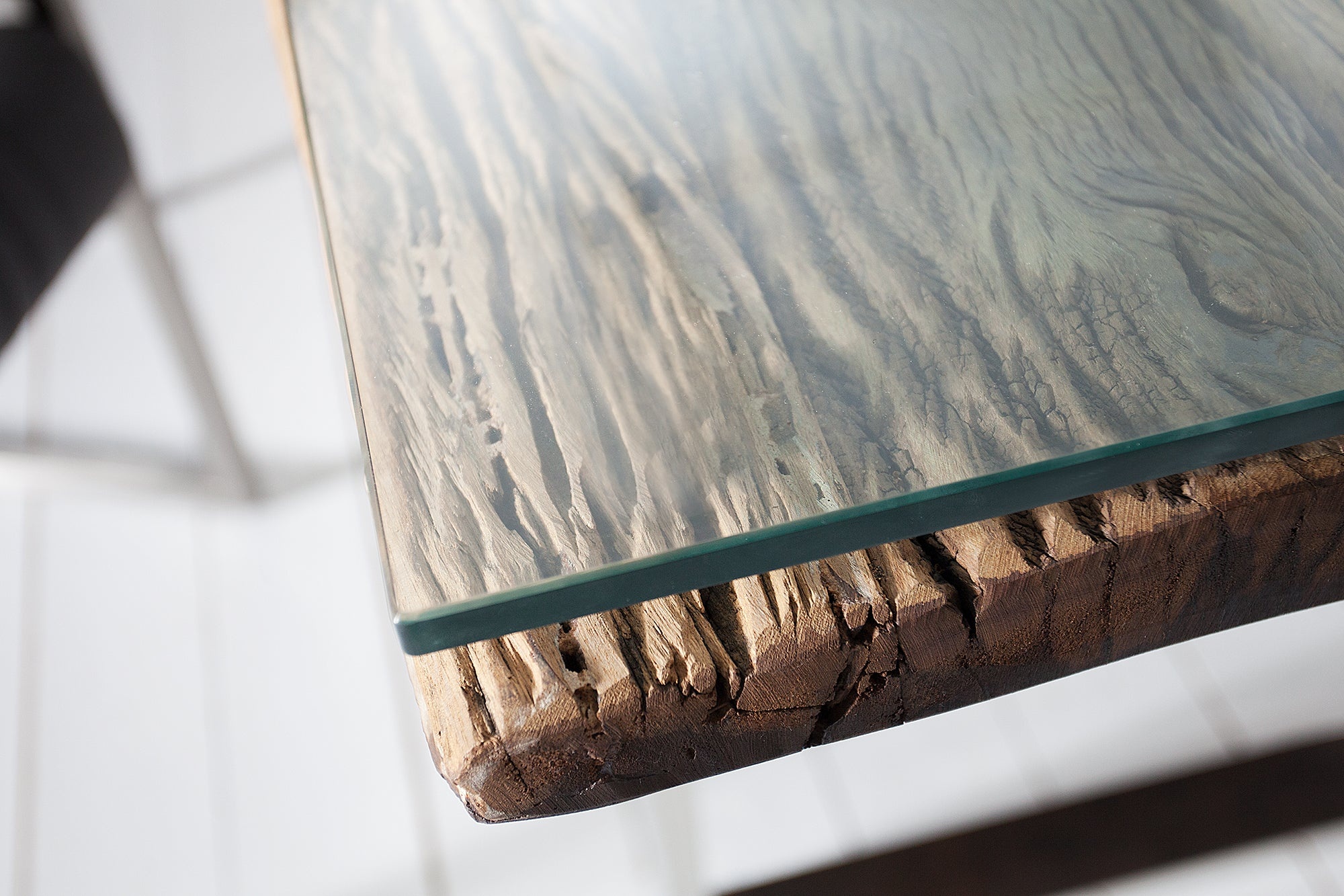 Glazen plaat 110x60cm vierkant voor salontafels 12mm gehard glas - 30117G