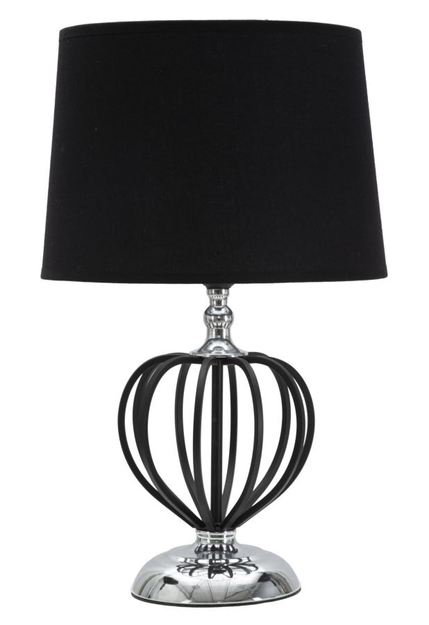 TAFELLAMP DONKERZILVER CM Ø28X44,5 - 1711490003