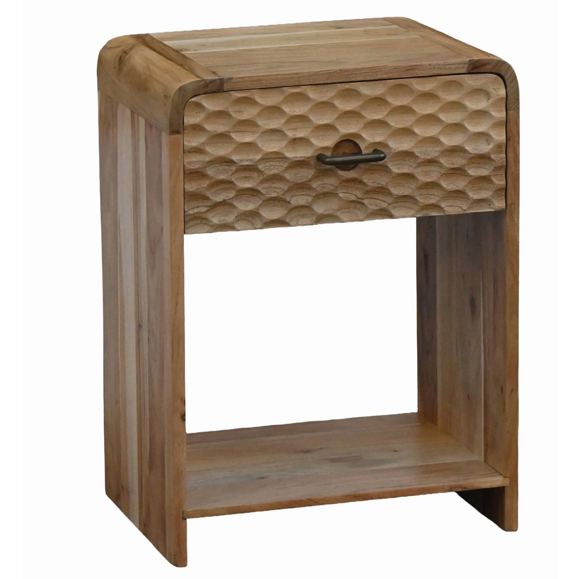 Nachtkastje mangohout 54 cm hoog - WL7.778