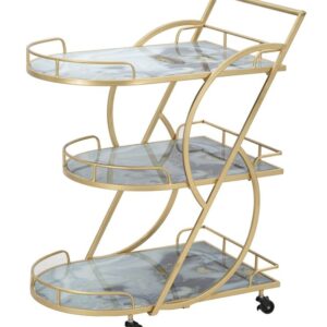 TROLLEY MARMER GLAS MIX CM71X45,5X84,5 - 1425180000