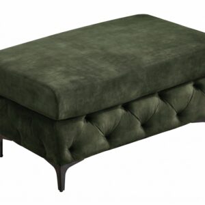 Kruk MODERN BAROCK 95cm fluweel donkergroen - 48518
