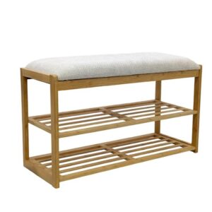 Schoenenrek ZEN-BO 80cm bamboe naturel beige - 48178