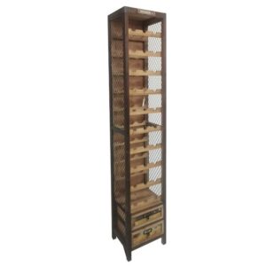 Wijnrek BODEGA 190cm grenen hout natuurlijk - 48167