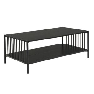 Salontafel zwart eikenlook 110x60 cm - WL7.637