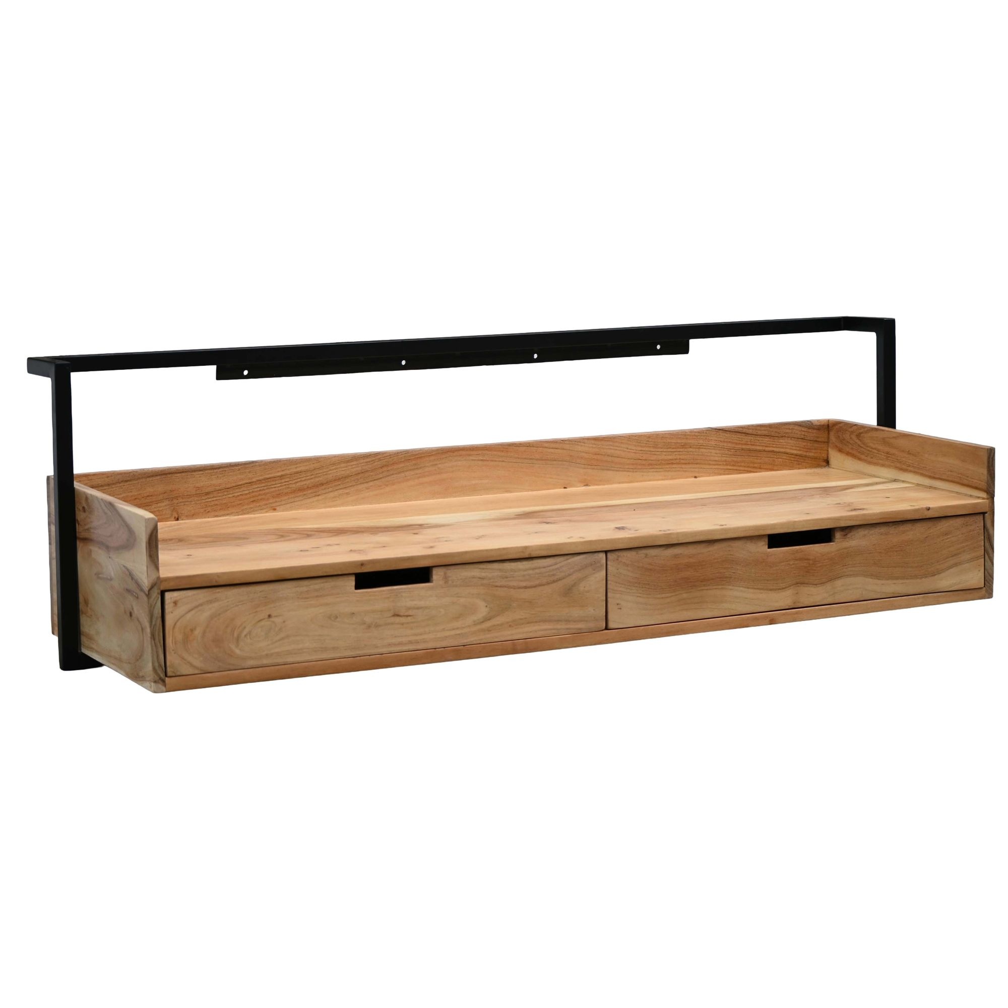 Bureau acaciahout 120 cm zwevend - WL7.440