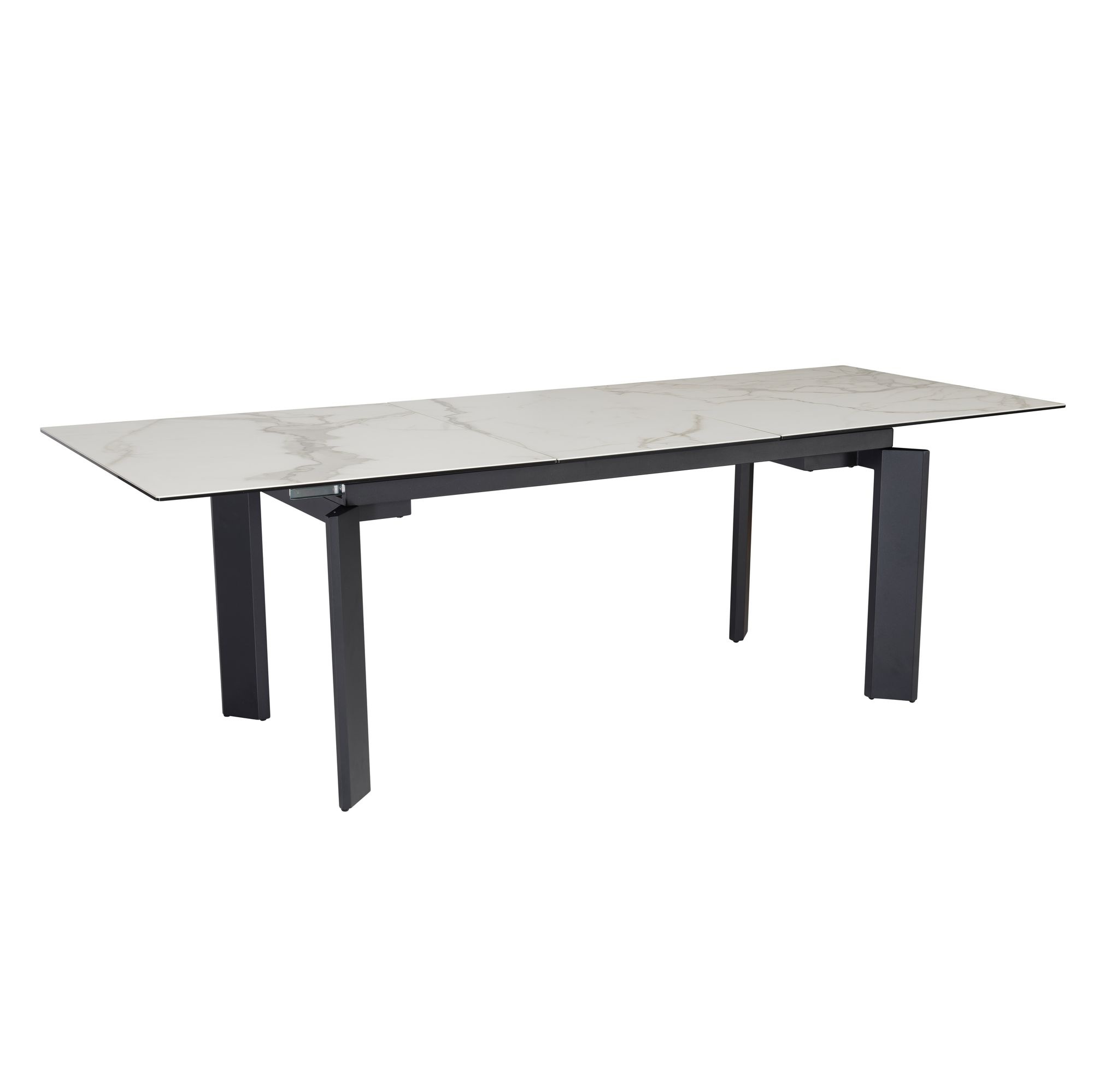 Eettafel wit glaskeramiek 180 cm breed - WL7.151