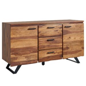 Dressoir sheeshamhout 145 cm breed - WL6.544