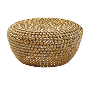 Salontafel aluminium goud 60 cm breed - WL6.456