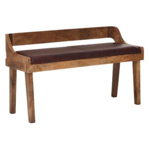 Bank leer bruin 108 cm breed - WL6.085