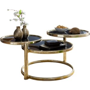 Salontafel SUSI zwart 58 cm breed - WL5.767