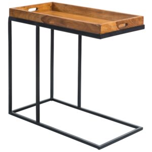 Bijzettafel sheeshamhout 70x65 cm - WL5.667