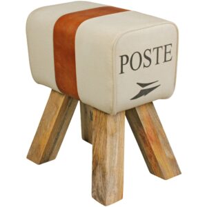 Poef CANVAS 40 cm breed - WL5.107