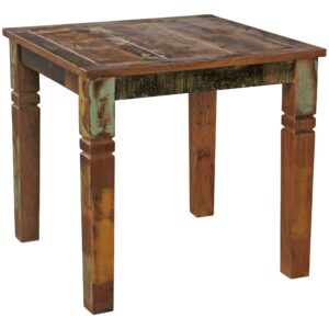 Eettafel DELHI mangohout 80x80 cm - WL5.061