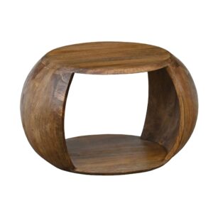 Salontafel mangohout 60 cm rond - WL7.431