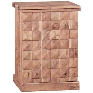 Barkast acaciahout opvouwbaar 50x91x65 cm - WL1.736