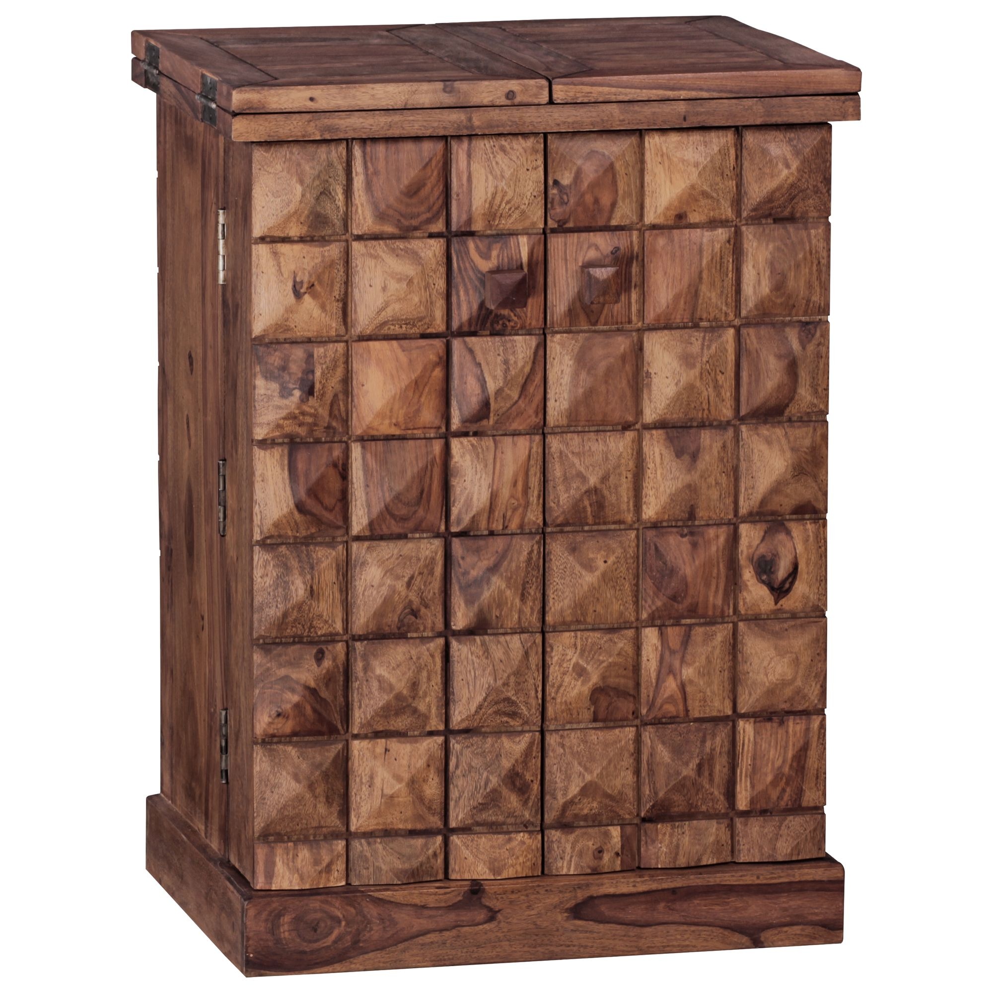 Barkast sheeshamhout opvouwbaar 50x91x64 cm - WL1.735