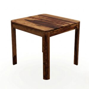 Eettafel sheeshamhout bruin 80x80 cm - WL7.416
