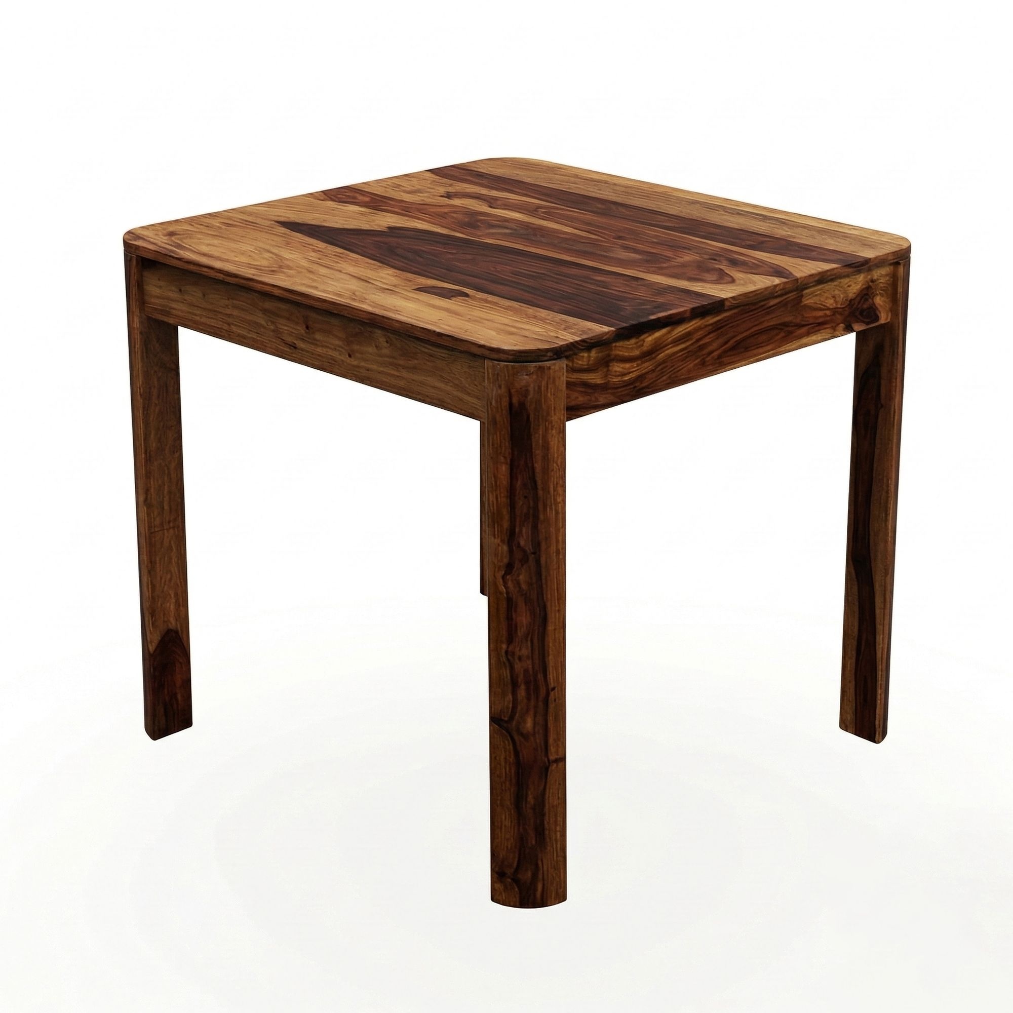 Eettafel sheeshamhout bruin 80x80 cm - WL7.416