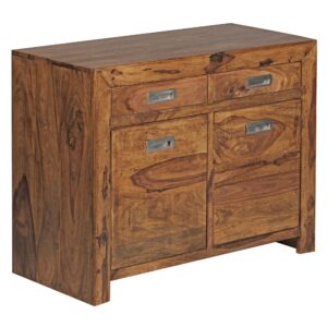 Dressoir sheeshamhout bruin 90 cm breed - WL1.316