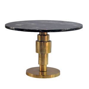 Salontafel zwart marmeren blad 60x60 cm - WL7.373