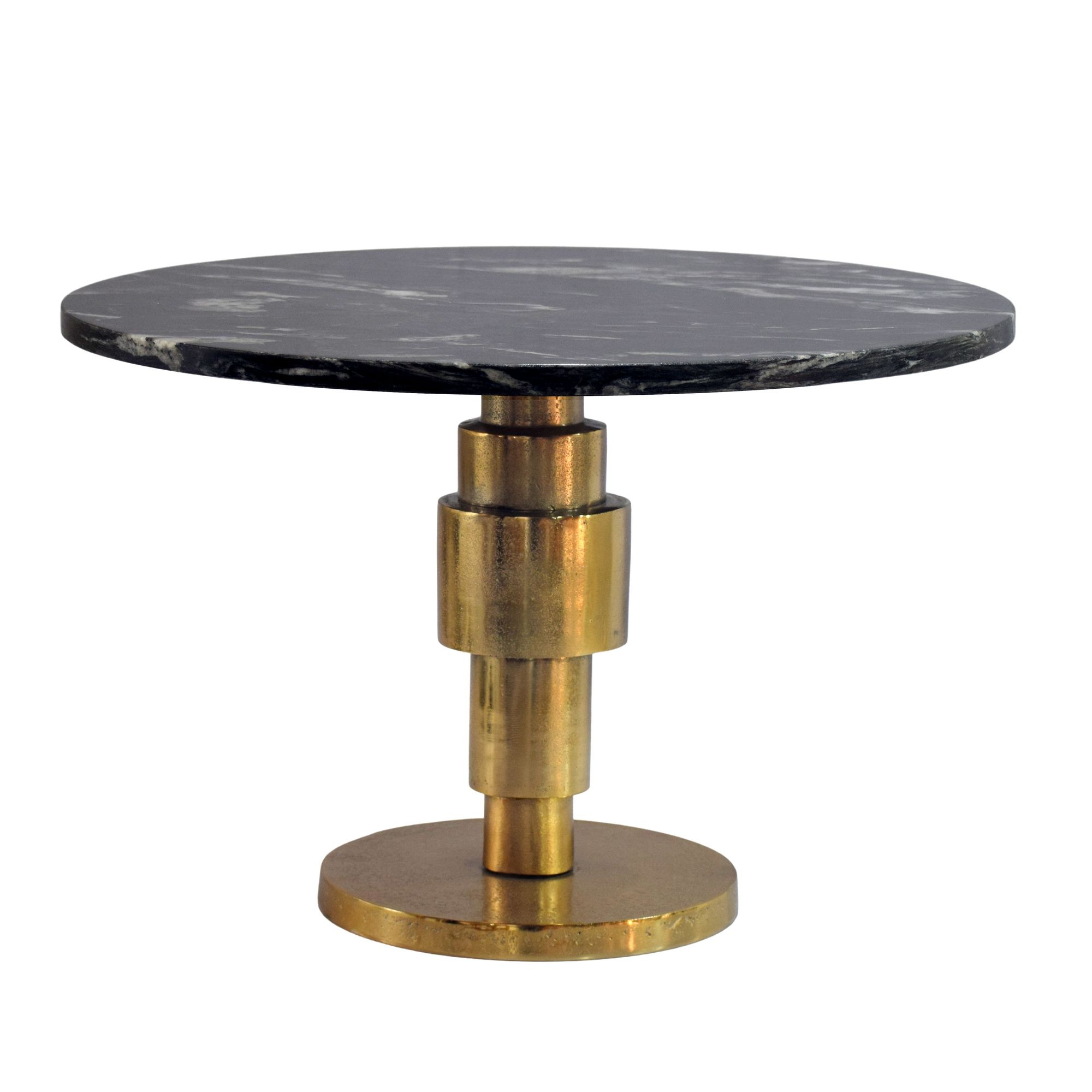 Salontafel zwart marmeren blad 60x60 cm - WL7.373