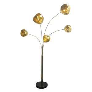 Vloerlamp LIQUID DIAMOND goud 200cm - 48501