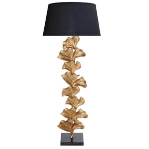 Staande lamp GINKGO 95 cm goudkleurig zonder kap - 41696