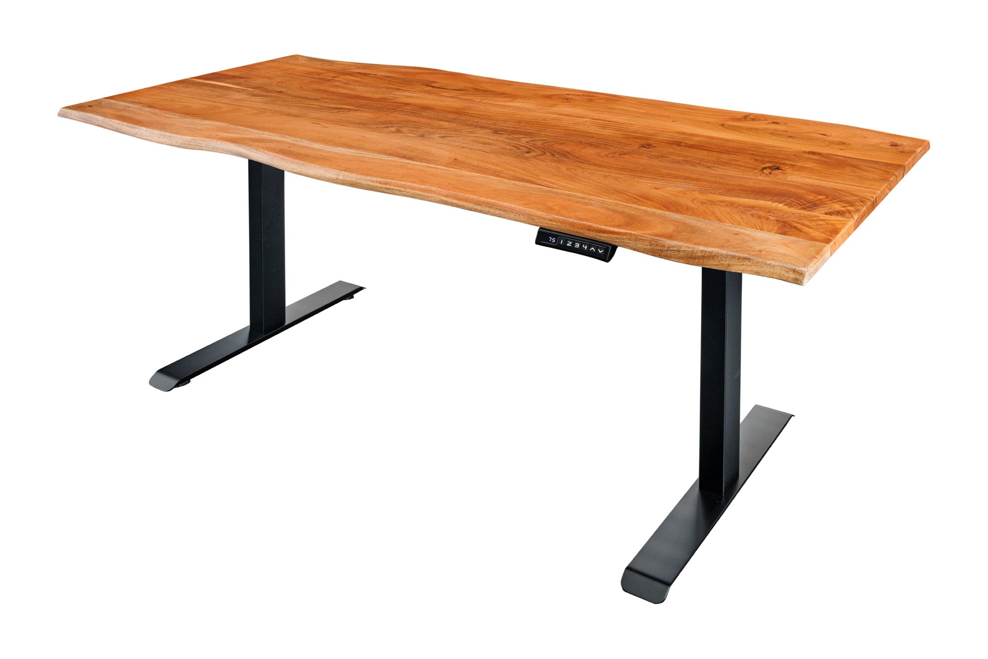 Bureau MAMMUT 120 cm tafelblad van acaciahout zonder poten - 44821